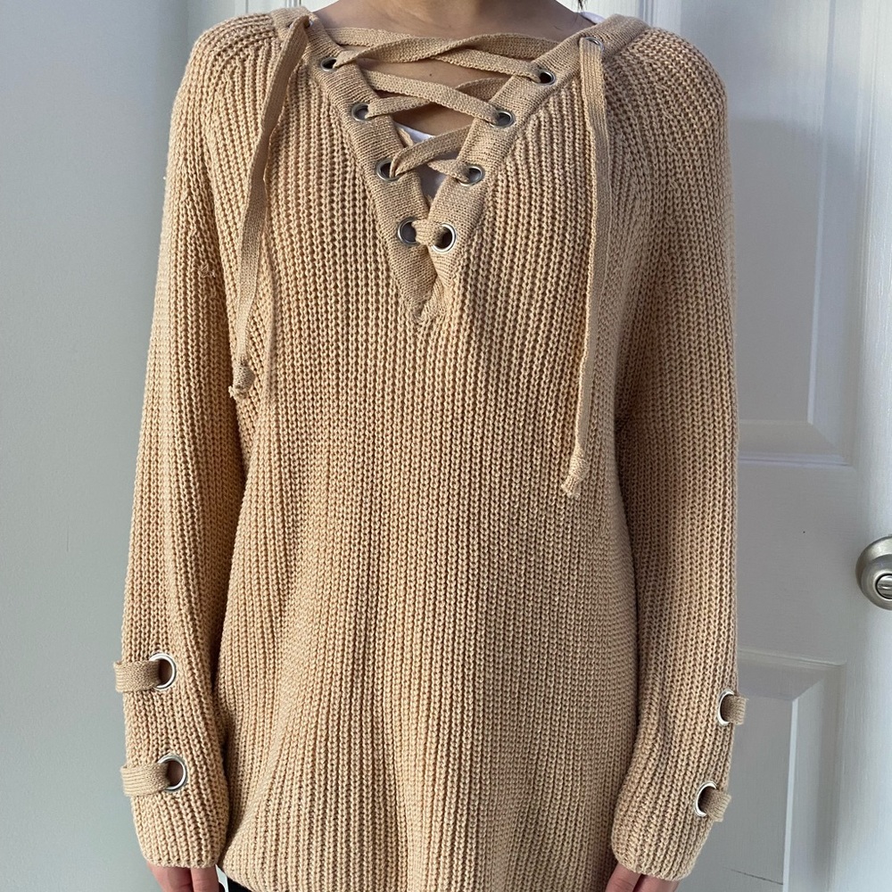 Tan sweater